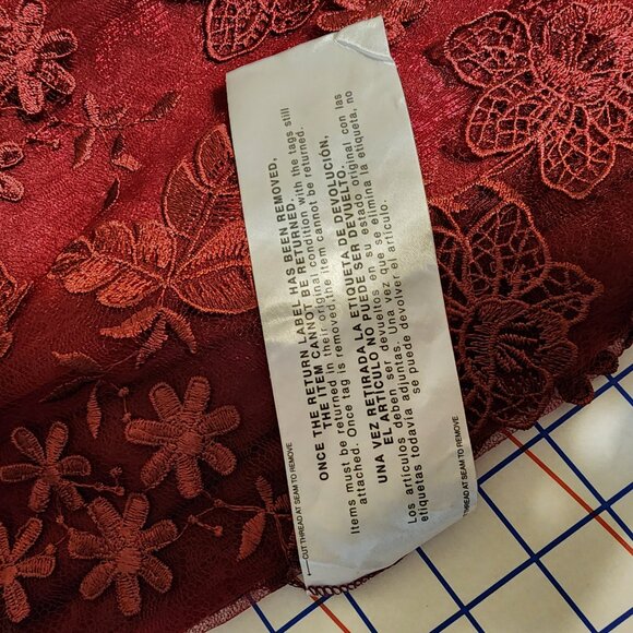 Dress the Population Tahani Dress NWT Burgundy XXL - Picture 13 of 13